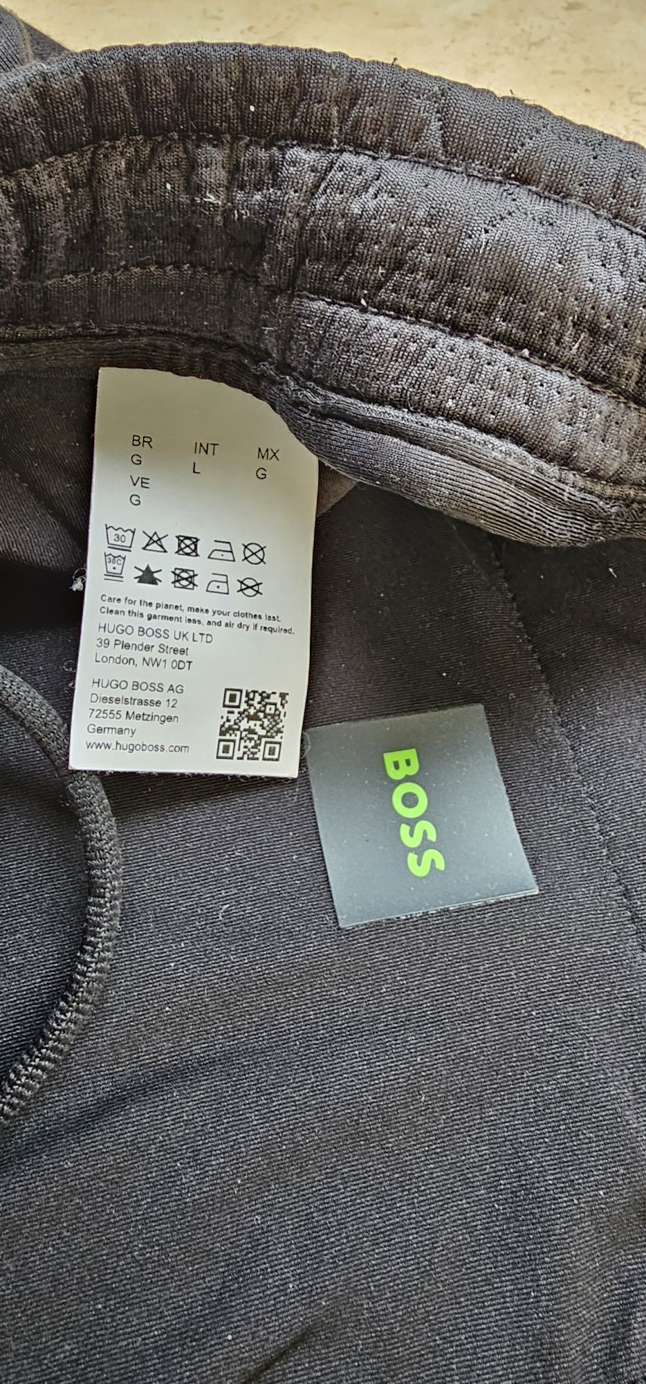 Spodnie męskie dresowe BOSS Green "Havion Lotus" rozmiar L