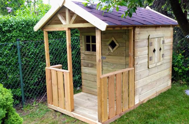 domek dla dzieci drewniany