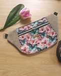 Narka torebka saszetka w motyle handmade