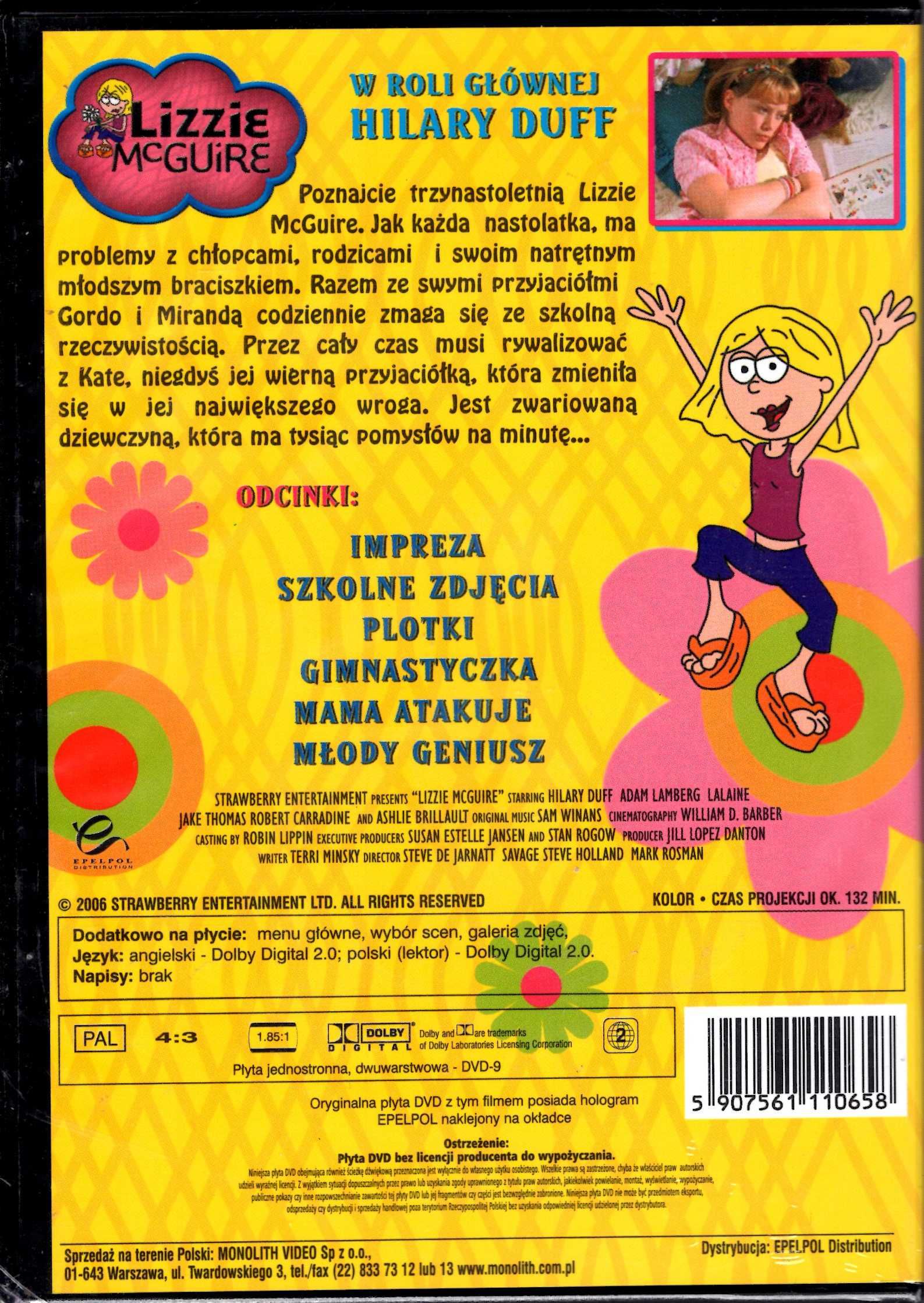 Lizzie McGuire Mama Atakuje Dvd