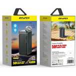 Внешний аккумулятор Power bank AWEI PA13 50000mAh PD22,5W зарядка