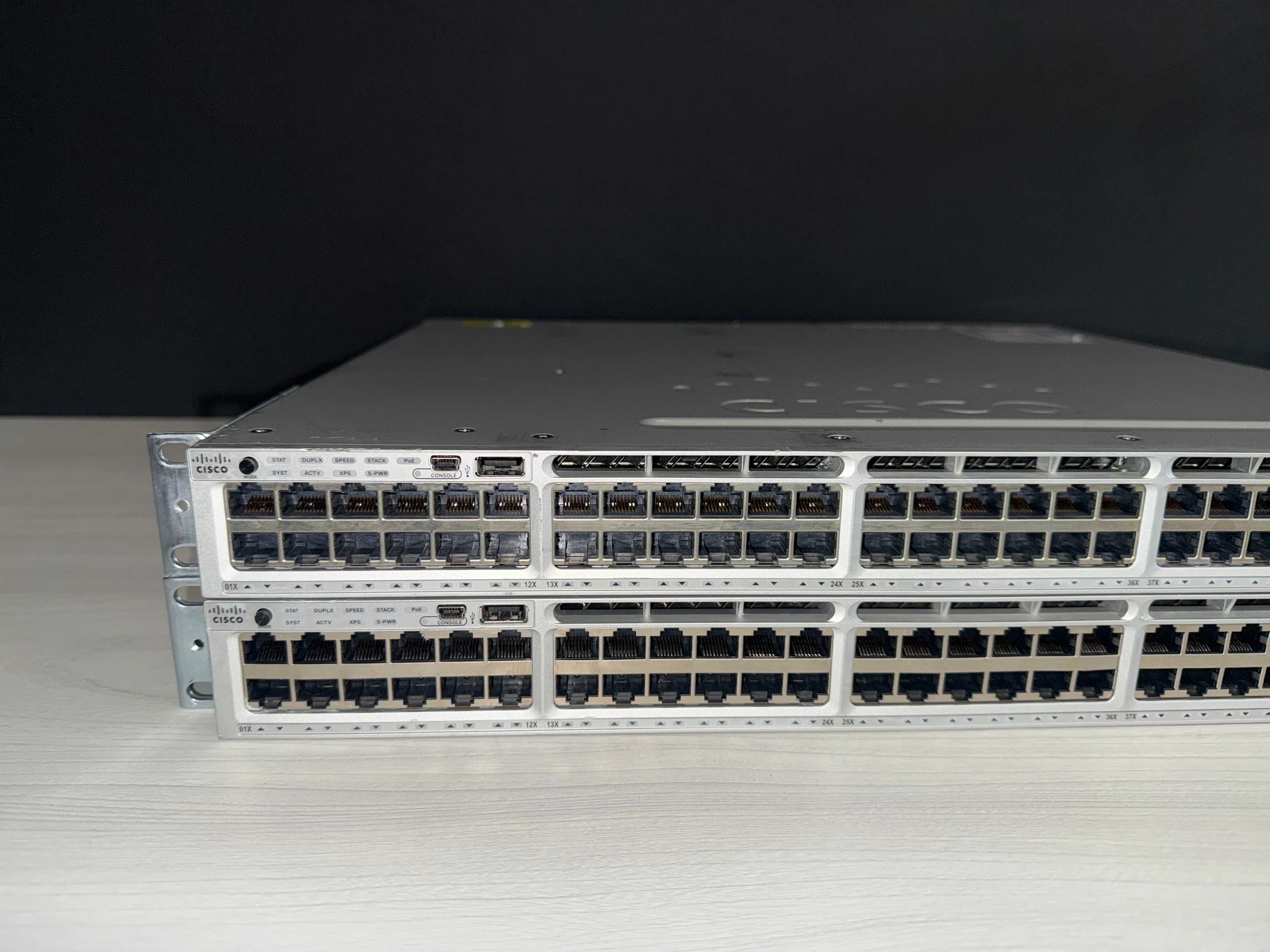 Коммутаторы Cisco Catalyst WS-C3850-48F-S + C3850-NM-2-10G нал/безнал