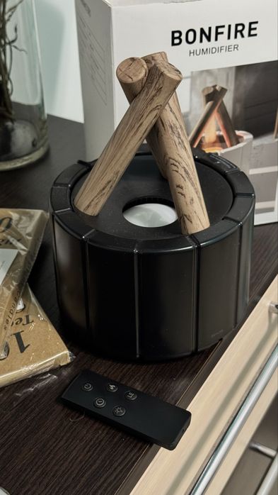 Зволожувач повітря з імітацією багаття та підсвіткою