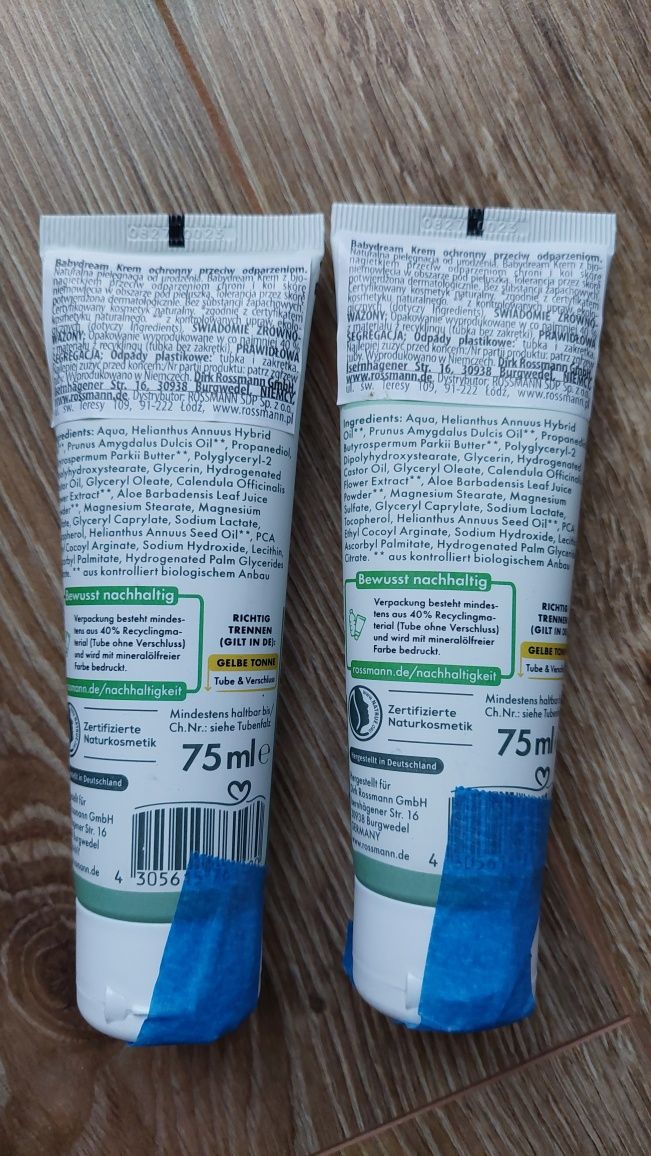 Krem Babydream Krem Rossmann z cynkiem Wundschutz Creme