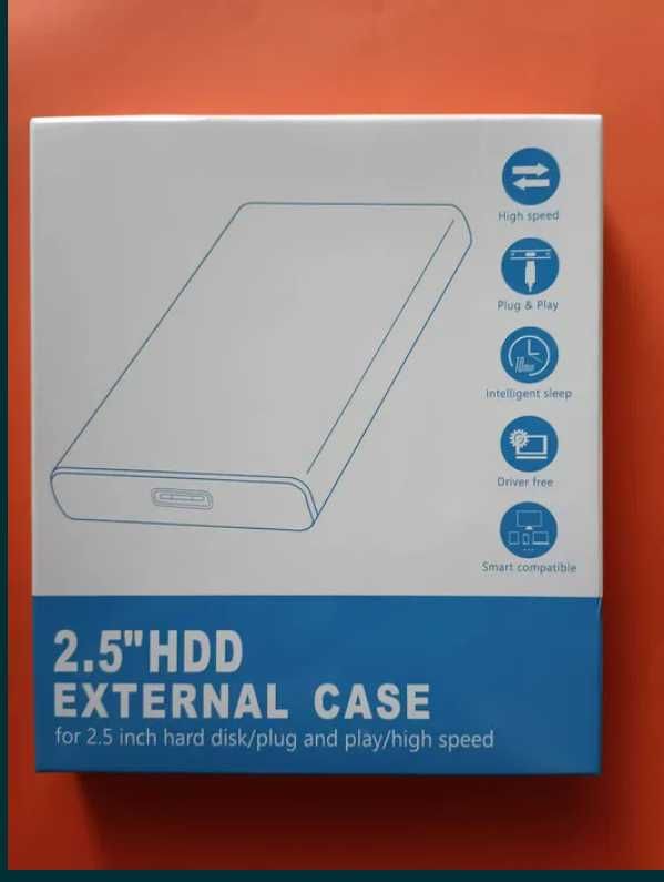 Внешний жесткий диск 1ТБ, USB-3.