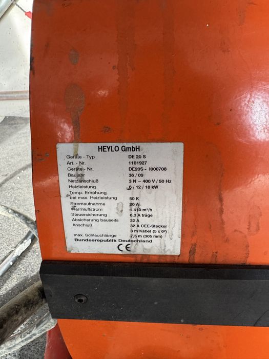 Heylo DS20S Nagrzewnica Przemyslowa