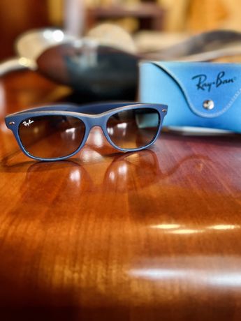 Óculos de Sol Ray-Ban: New Wayfarer Color Blue + Caixas de Óculos Ray-