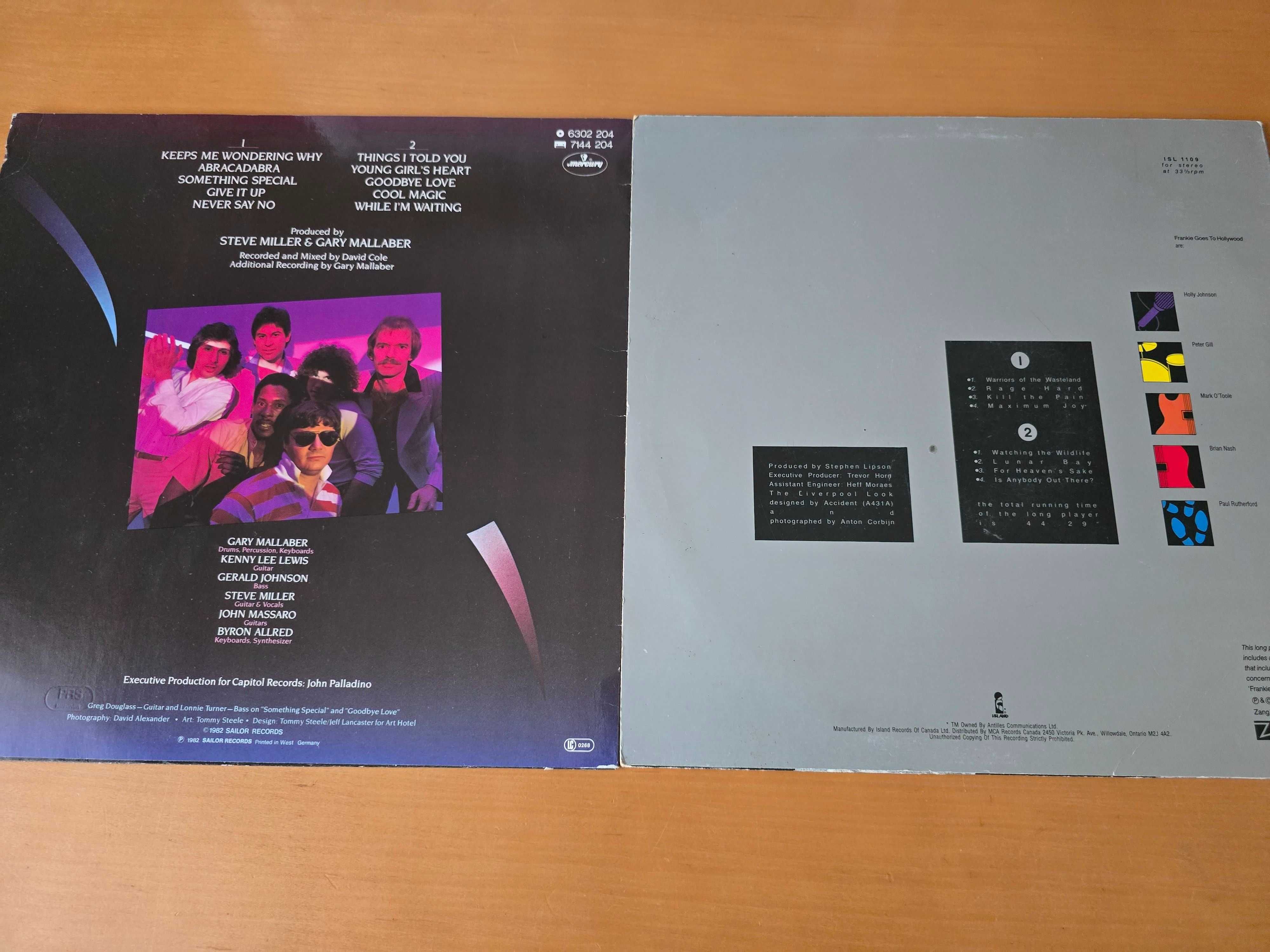 Płyty winylowe: STEVE MILLER Band , FRANKIE Goes To Hollywood