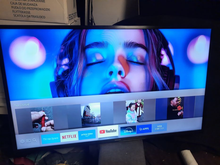 telewizor SAMSUNG 55 cali 4K UHD smart NETFLIX youtube wifi