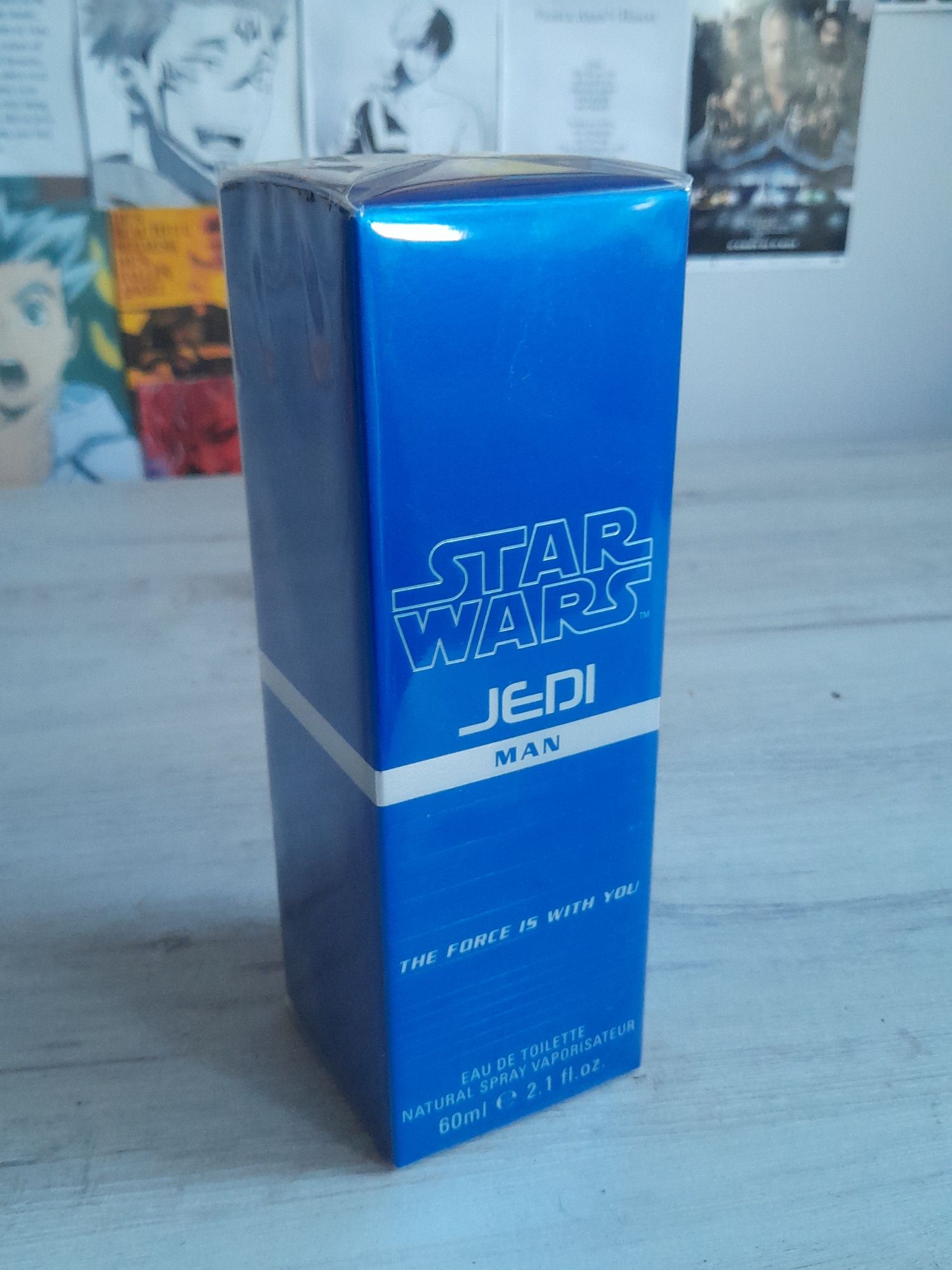 perfumy niebieskie męskie edycja limitowana Star Wars JEDI man