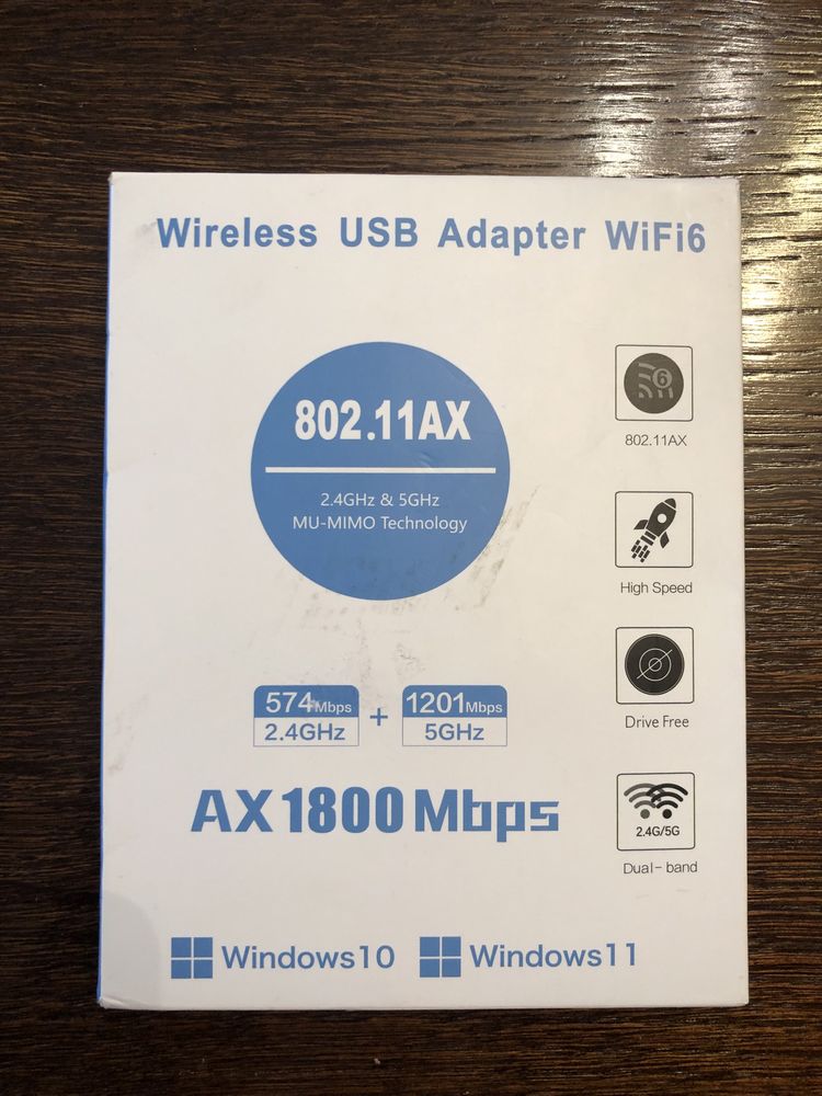 Bezprzewodowy adapter USB wifi6