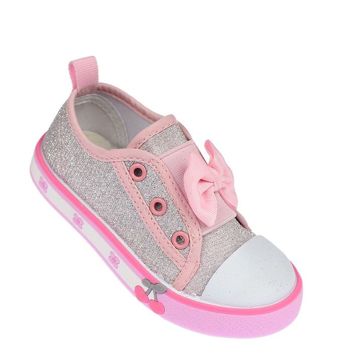 Pantofelki różowe trampki na gumki 1SP-592-LS L.Pink rozm. 20