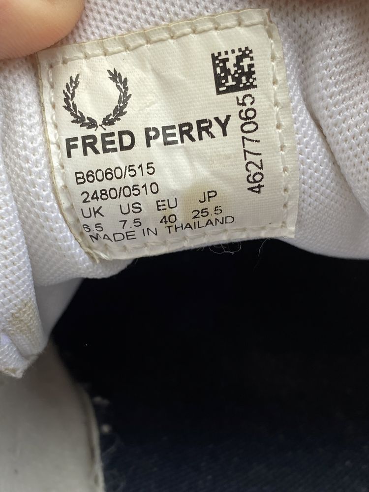 Fred Perry шкіряні кросівки кроссовки хуловские люкс 40.5