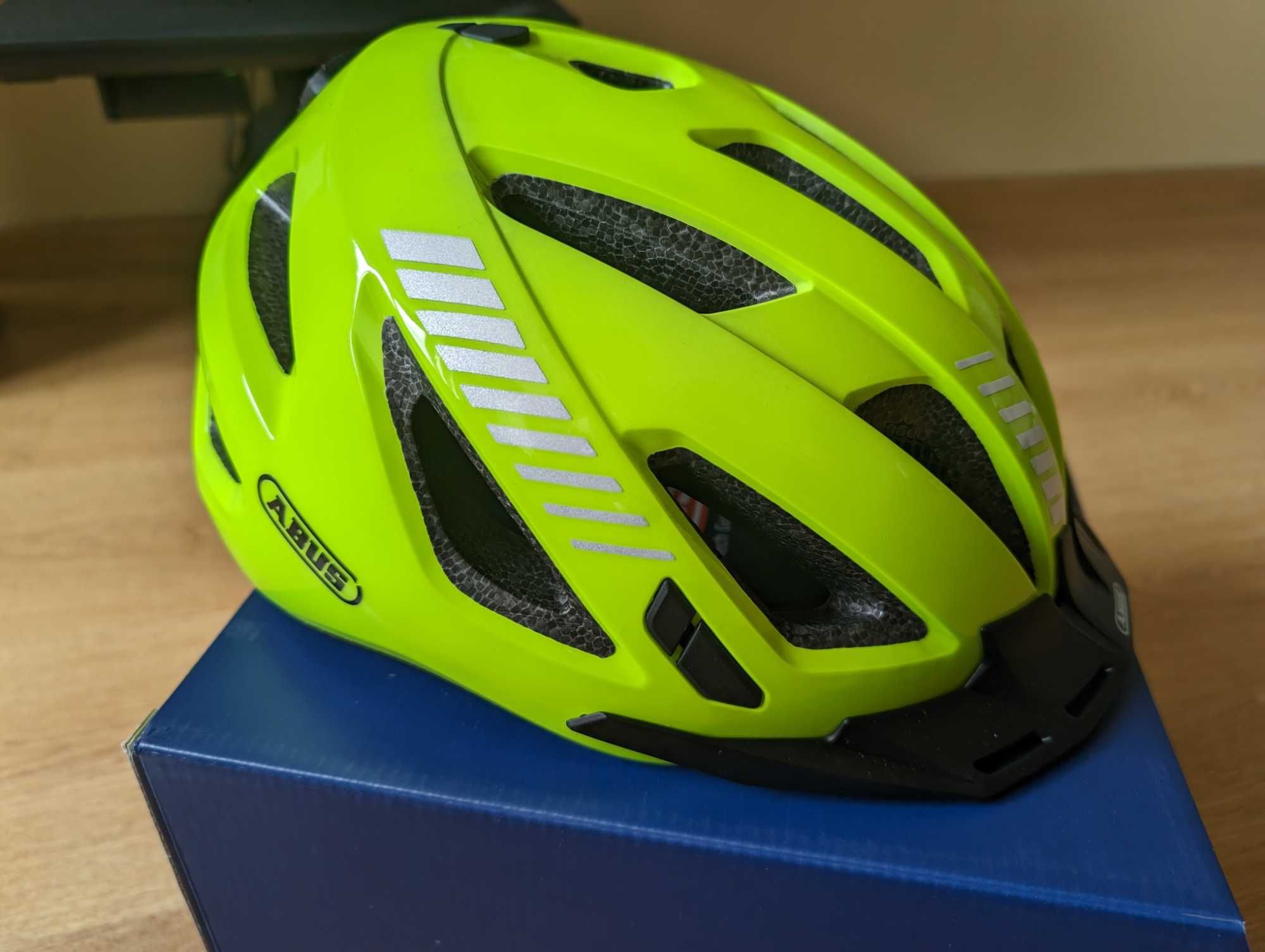 Kask rowerowy Abus Urban-I 3.0 XL 61-65cm + led - NOWY