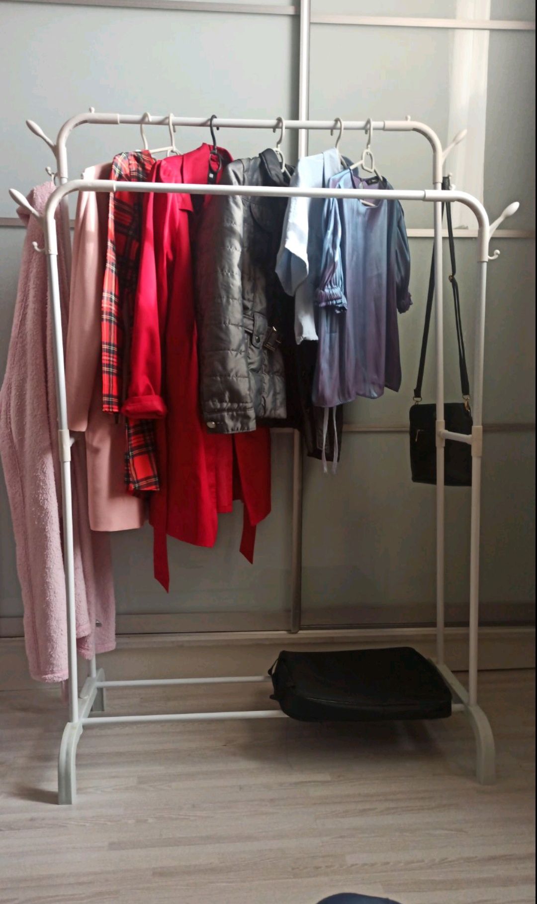 Напольная вешалка. Стойка для одежды. Drying rack multifunction. Метал