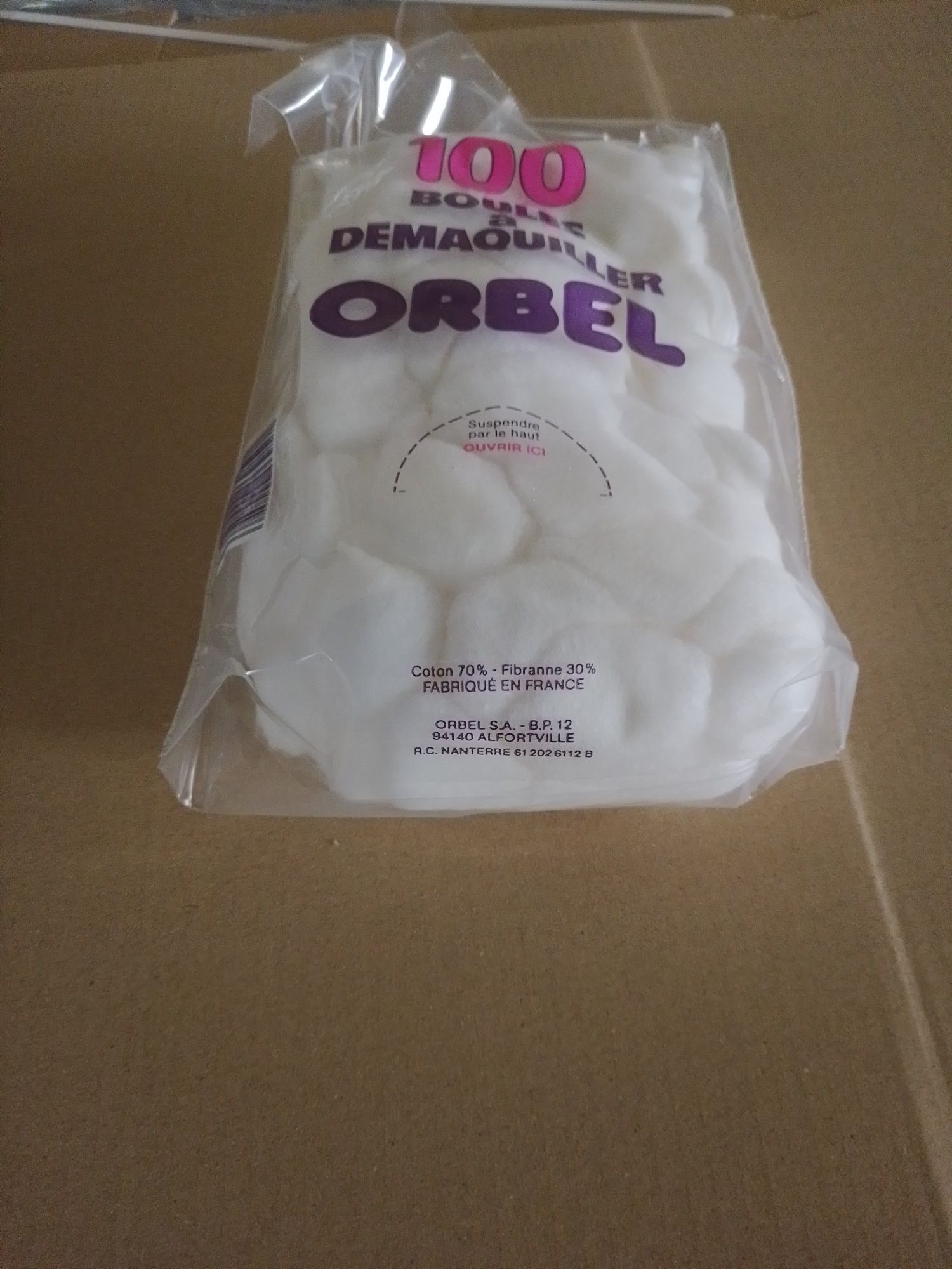 Bolas algodao sacos