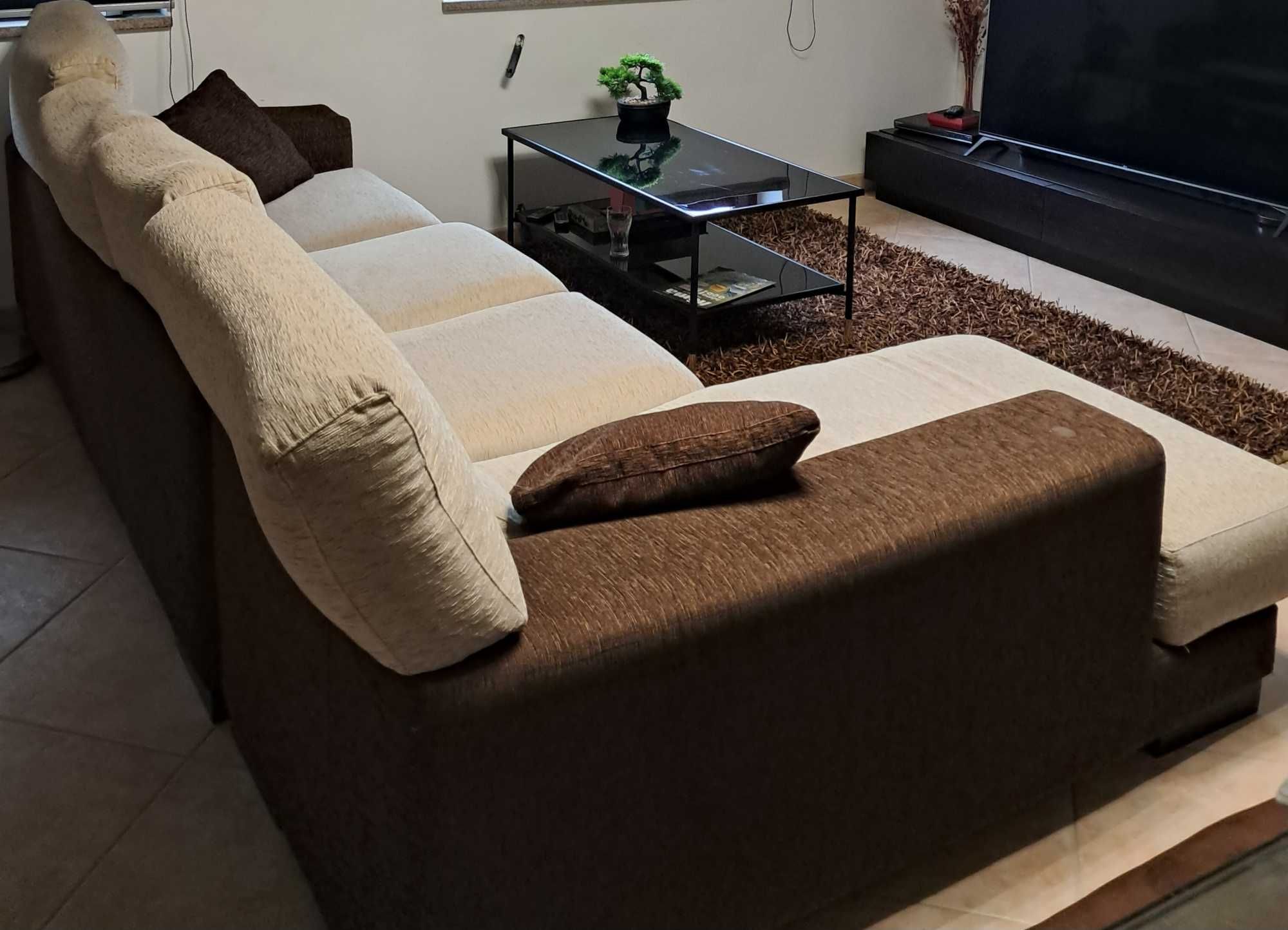 Sofá de 4 lugares reversíveis - Chaise Loung