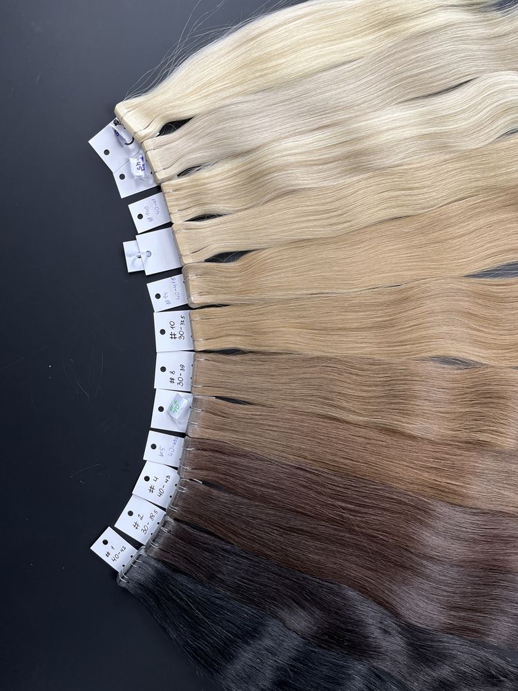 Kanapki niewidoczne włosy słowiańskie włosy naturalne ombre proste