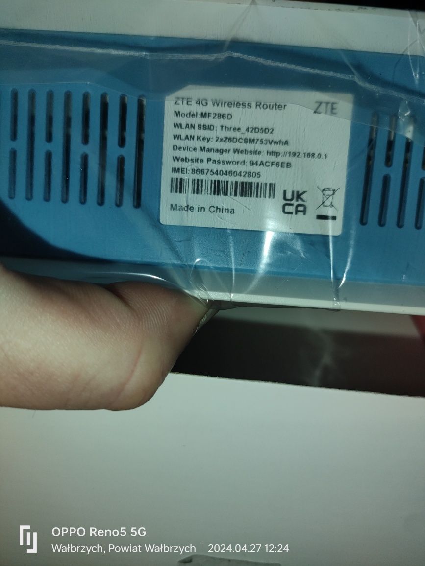 Nowy dekoder 4g cały zestaw