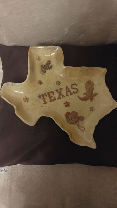 Oryginalny ręcznie malowany pómisek z Texasu