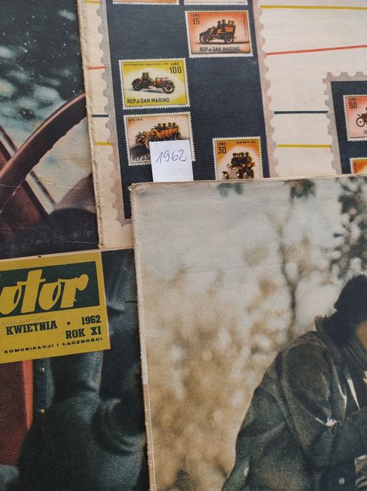 Czasopisma 1962 Motor 15szt