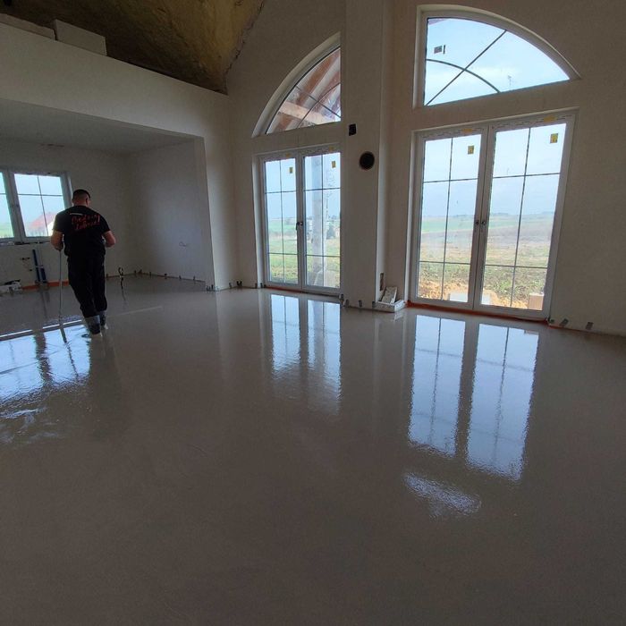 Wylewki posadzki anhydrytowe Knauf Pianobeton Styrobeton Tynki