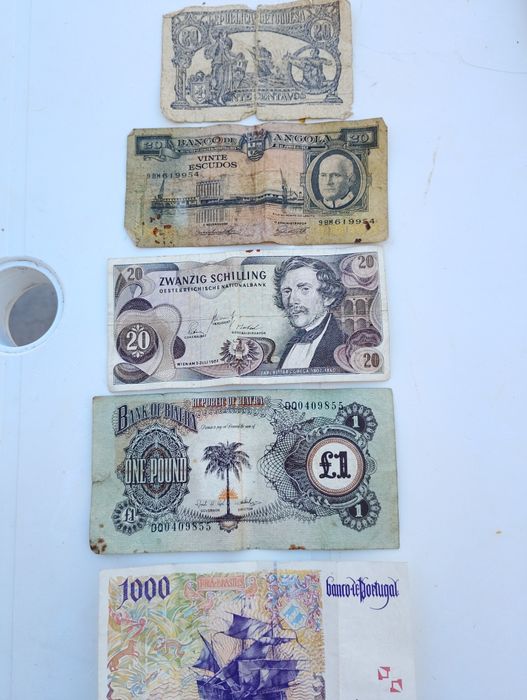 Moedas antigas para coleção