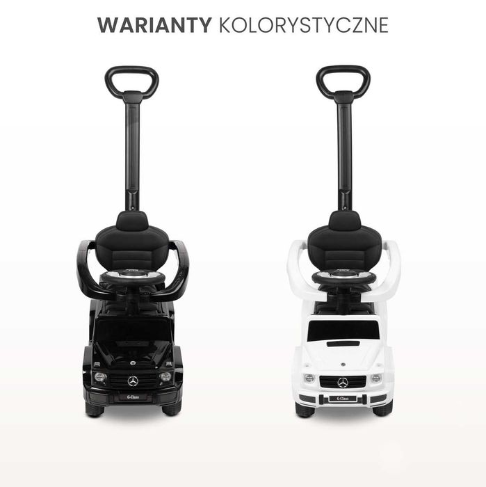 MERCEDES G350 JEŹDZIK Pojazd dla dziecka pchacz z rączką Autko