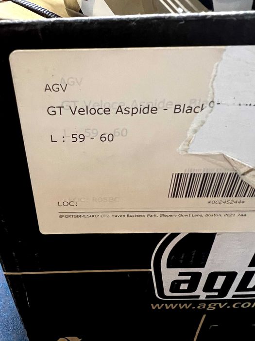Capacete AGV GT Veloce - Semi-Novo - TAMANHO L - 59-60