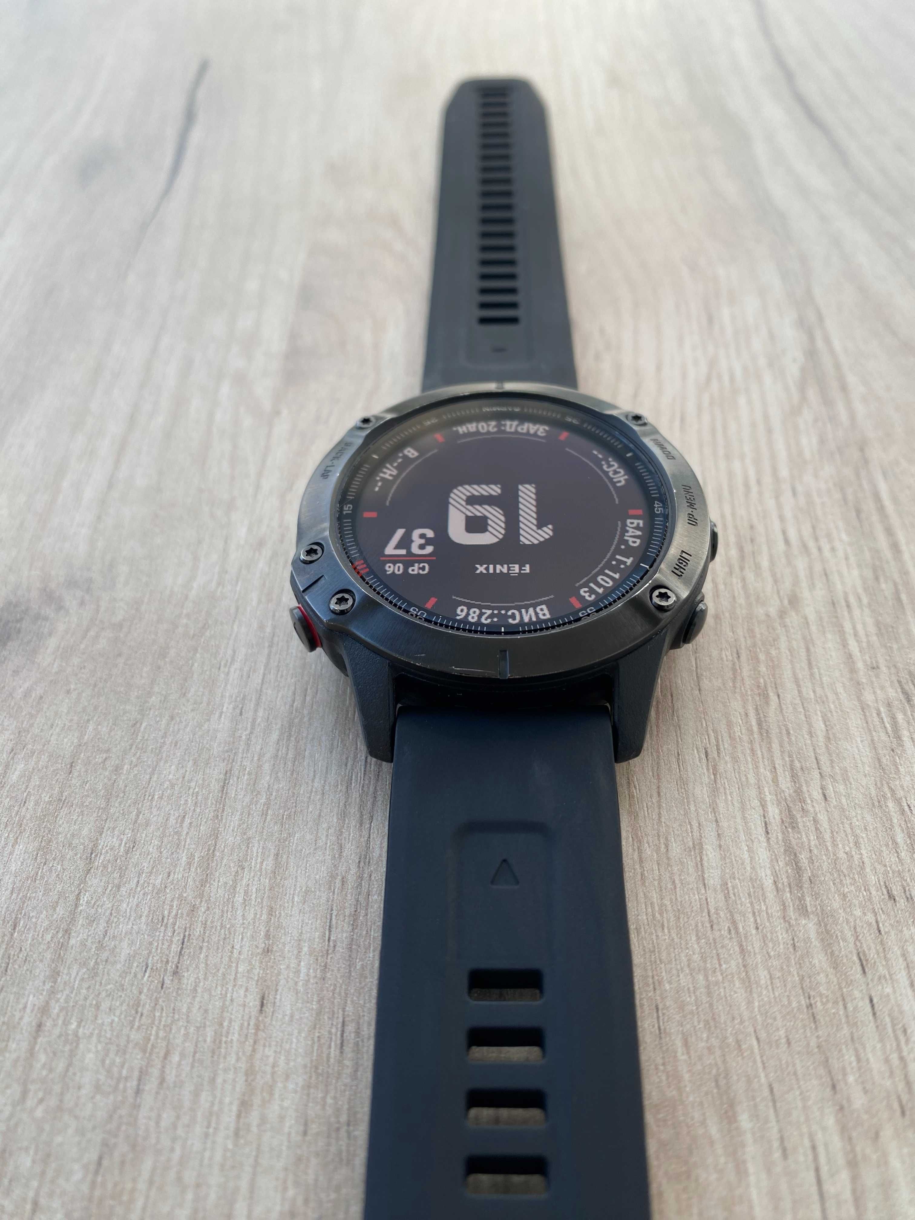 Garmin Fenix 6 Pro | Майже ідеальний зовнішній стан | GPS, NFC, Карти