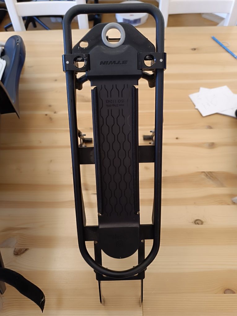 Cadeira BTWIN de criança para bicicleta com suporte