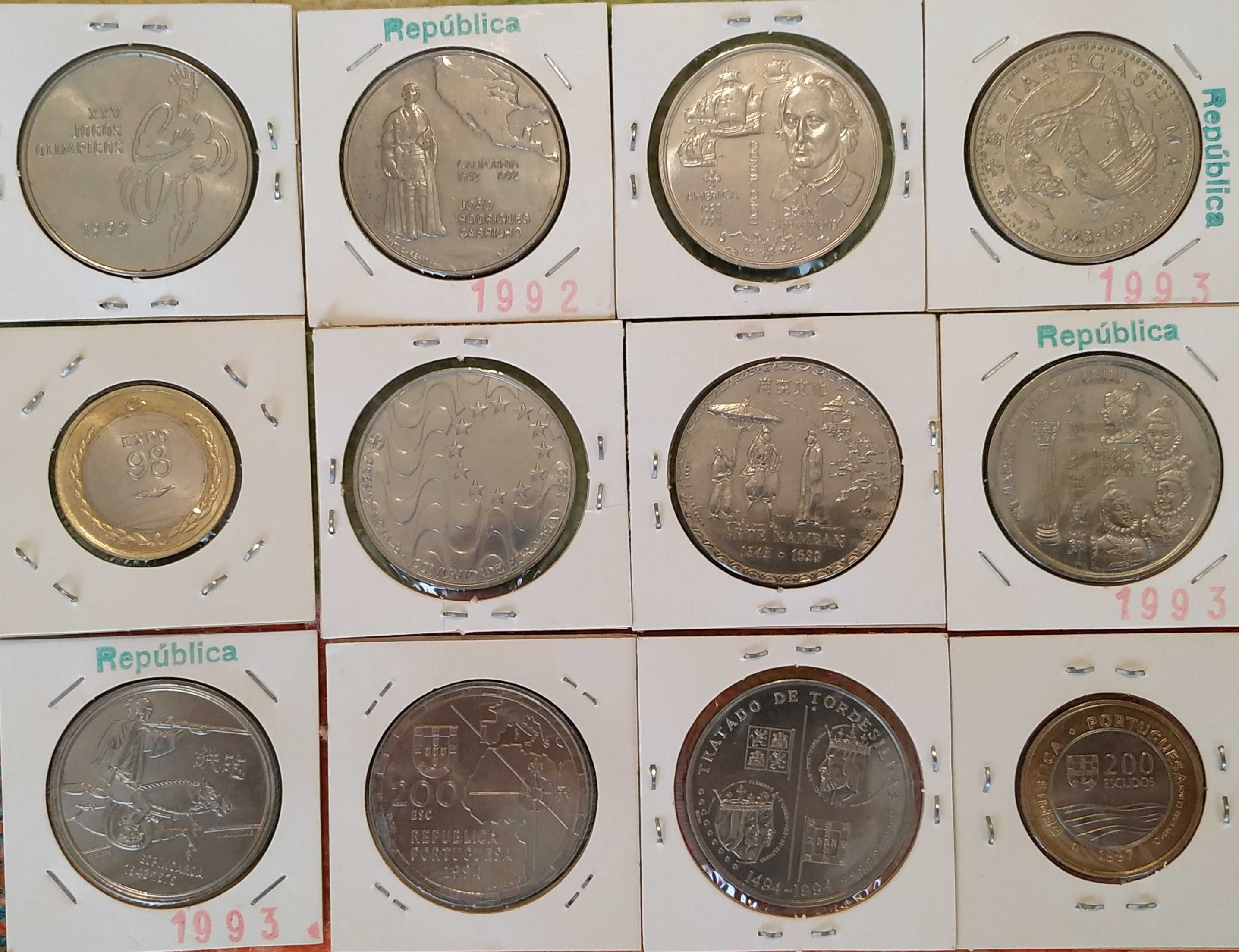 Portugal - lote de 12 moedas comemorativas (CM6)