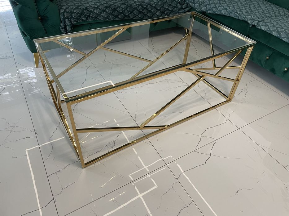 Stolik kawowy 120x60 x 51 cm glamour