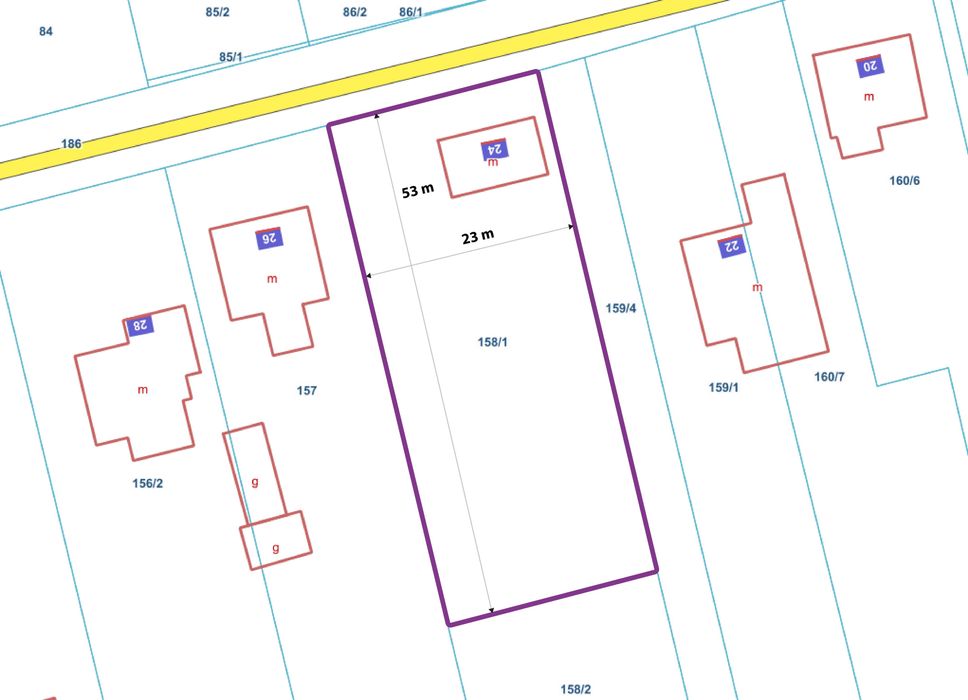Atrakcyjna działka budowlana o pow. 1200m2 wraz z domem - Lasowice