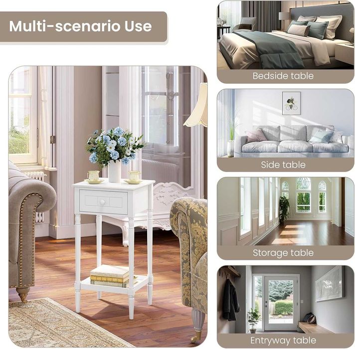 Nowa szafka nocna / stolik wysoki / półka / nakastlik / półka !K277!