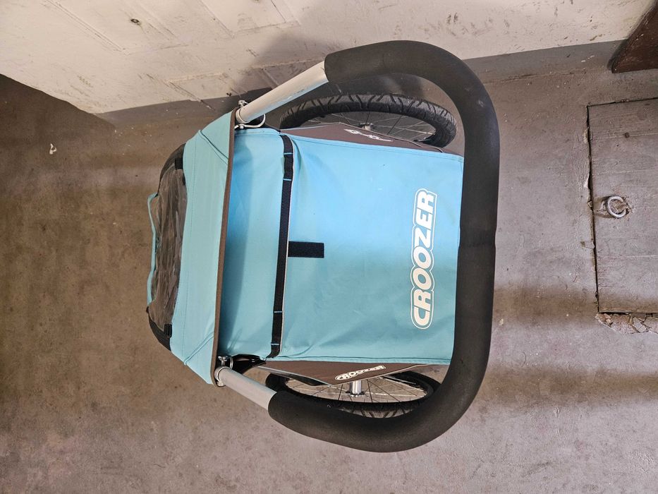 Przyczepka rowerowa amortyzowana Croozer Kid 1- ryksza / wózek biegowy