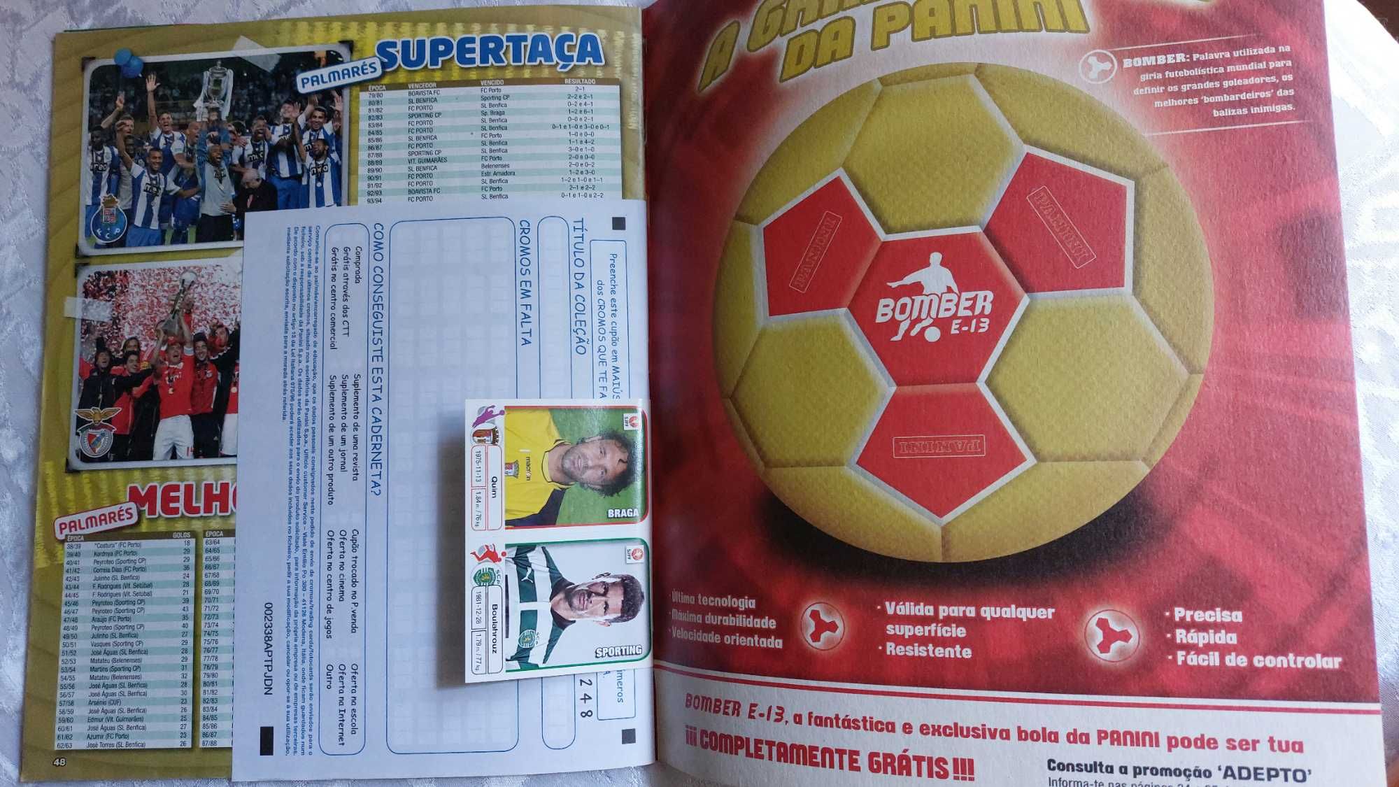 Caderneta de cromos  futebol 2012/13