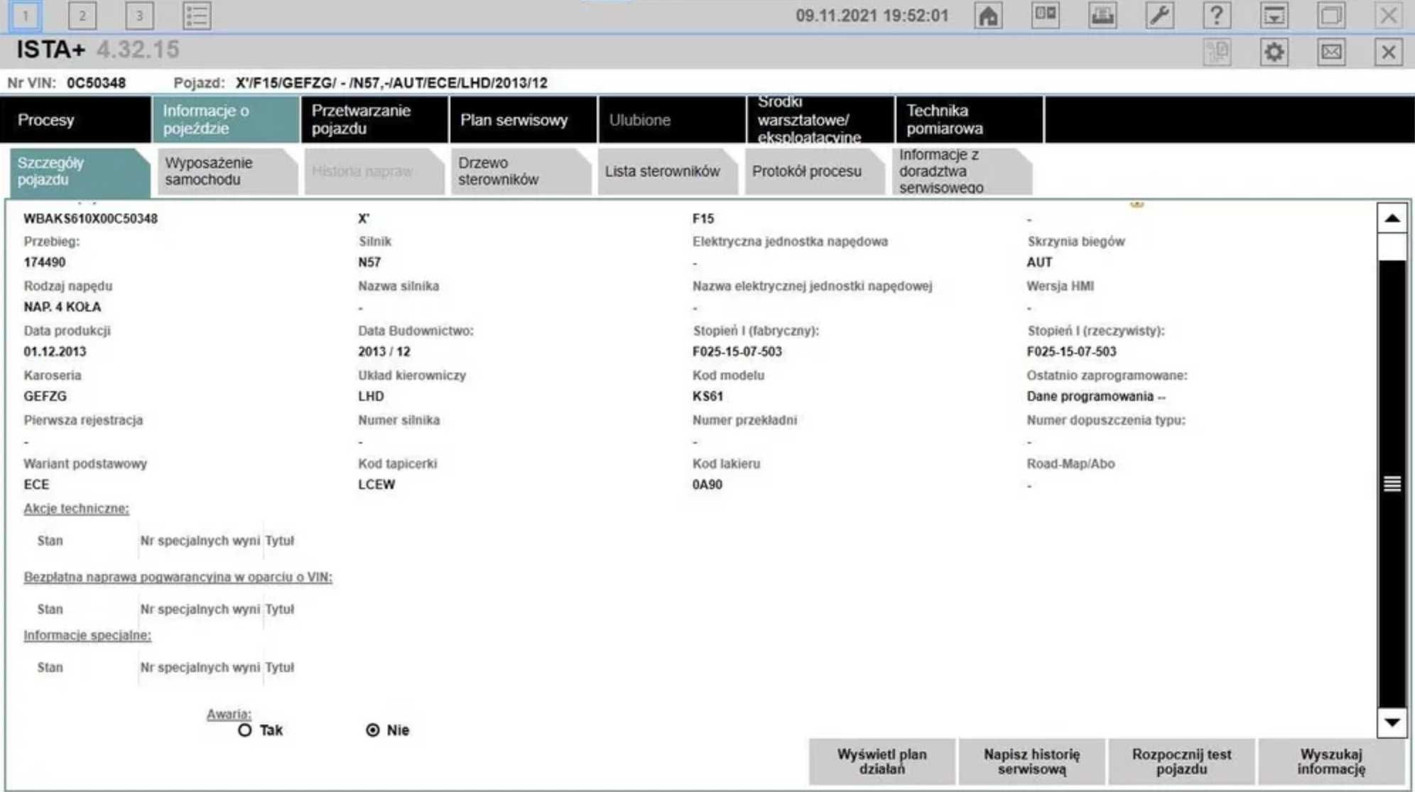 Przygotowany dysk 1TB SSD BMW Icom ISTA+ 4.32.15 Polska/ESYS/INPA/NCS