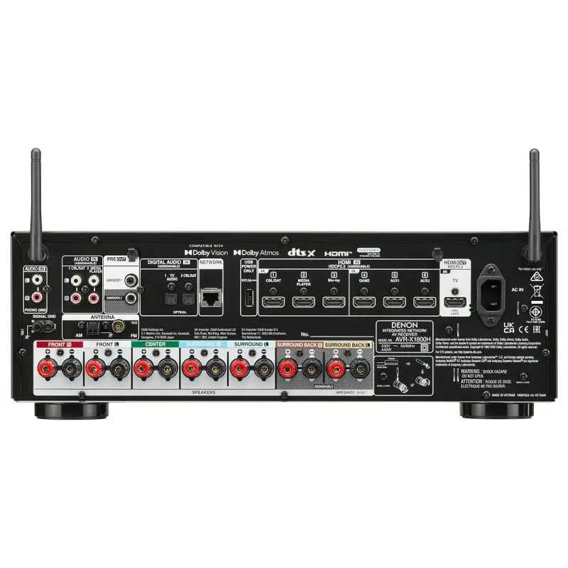 Kino Domowe, Amplituner Denon AVR-X1800H raty 0% [S4Home] - Oświęcim