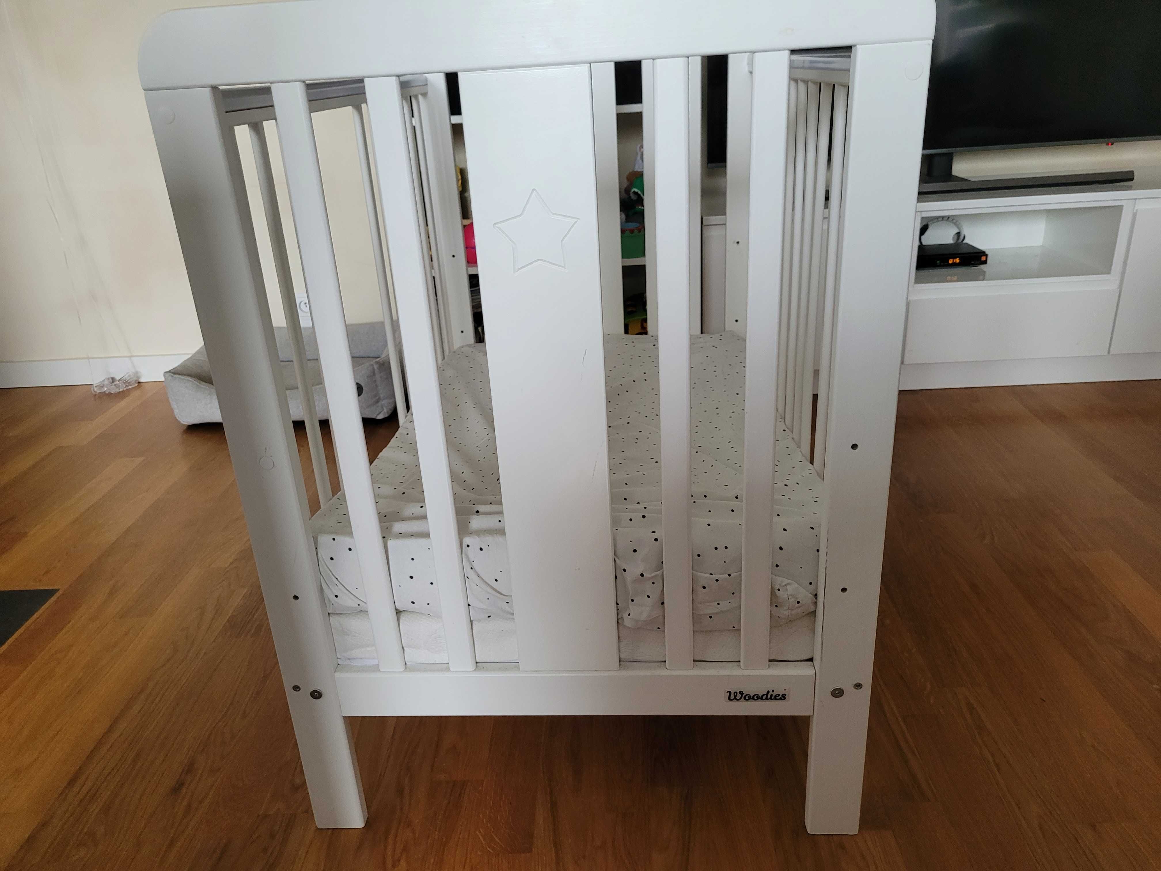 Łóżeczko niemowlęce Woodies 100×60