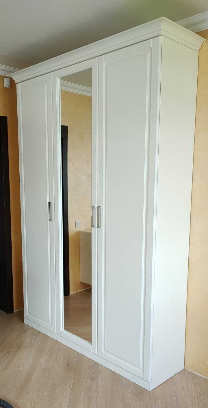 Шафа гардеробна Венеція для спальні 3х дверна з висувними шухлядами