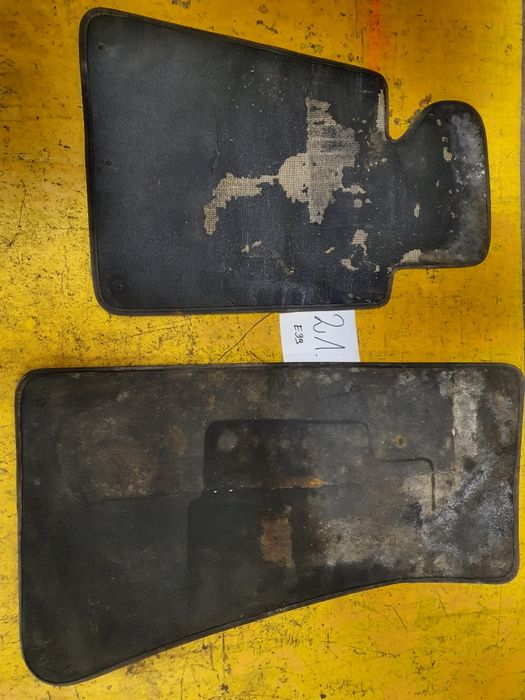 BMW E39 Czarne Dywaniki Wycieraczki Oryginał BMW Welur 21 Części BMA