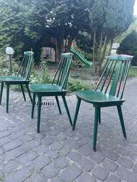 4 krzesła patyczaki PRL