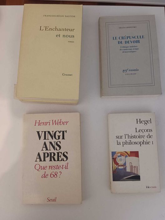 Livros de filosofia em Frânces