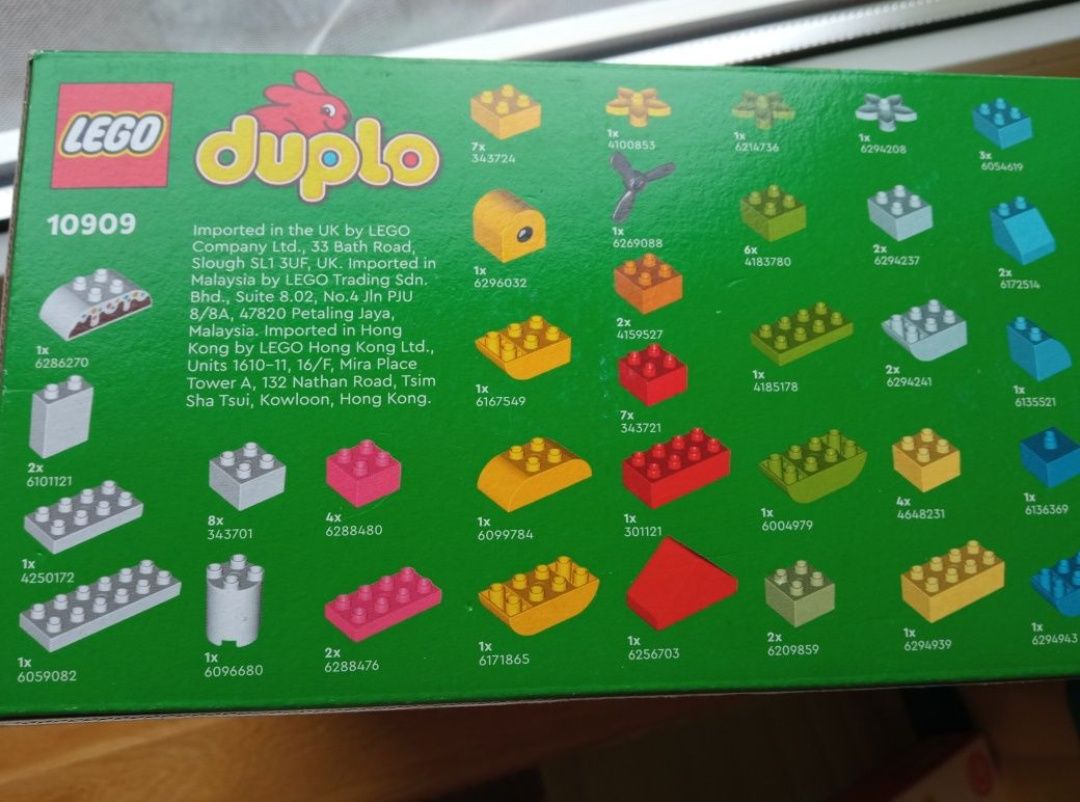 Nowe LEGO Duplo pudełko z serduszkiem 10909 klocki