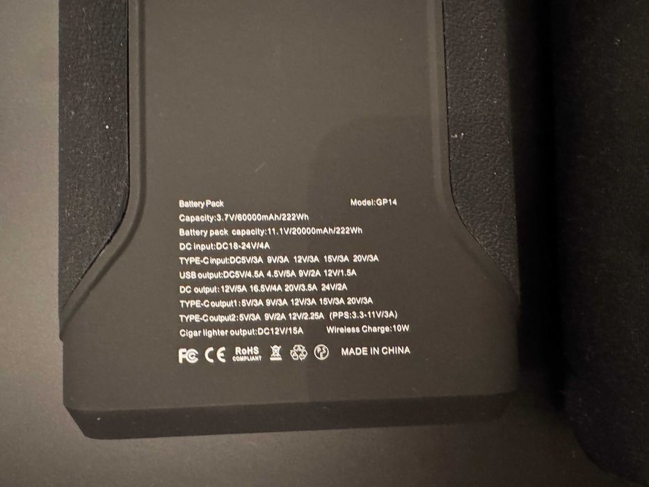 PowerBank do Laptopa 60000mAh GP-14