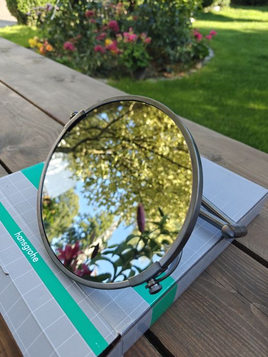 Hansgrohe AddStoris lusterko łazienka kosmetyczne okrągłe  chrom