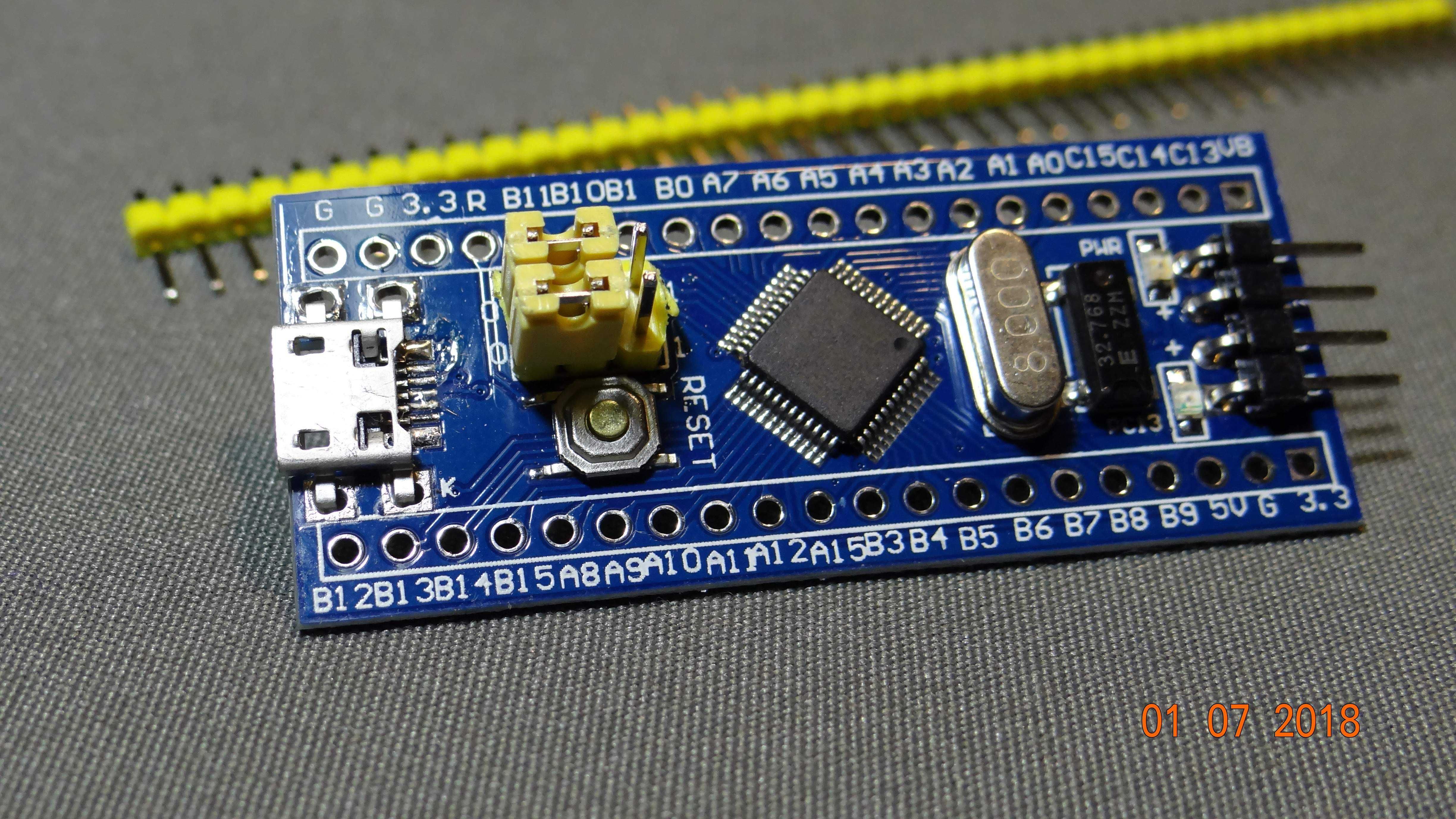 Отладочная плата разработчика STM32F103C8T6