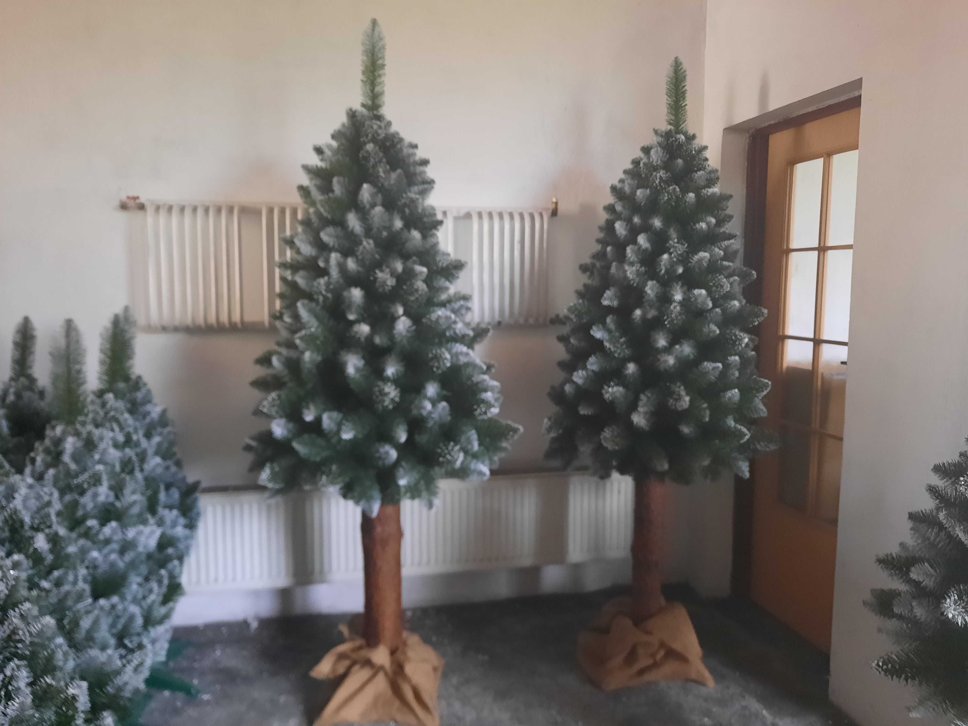 Choinka Sztuczna na pniu (gęsta)-Sosna Diamentowa-160cm (producent)
