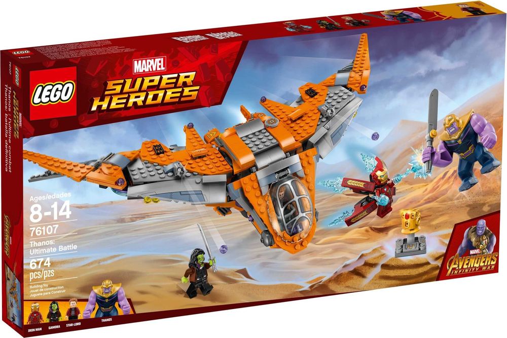 Lego Marvel Heroes 76048, 76058, 76168, 76101, 76102, 76107, 76140